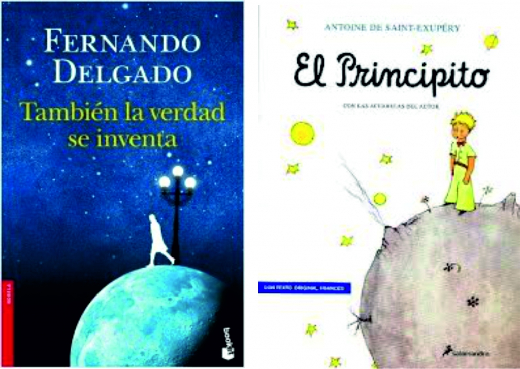 Similitudes entre las portadas de Fernando Delgado y la de El principito