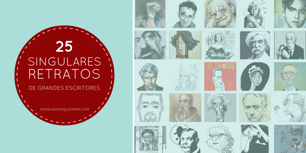 25 singulares retratos de grandes escritores