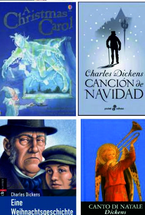 Portadas de "Canción de navidad" de Charles Dickens