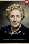 Agatha Christie con una tirita