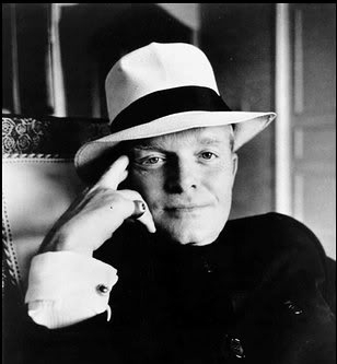 sonrisa social de Truman Capote