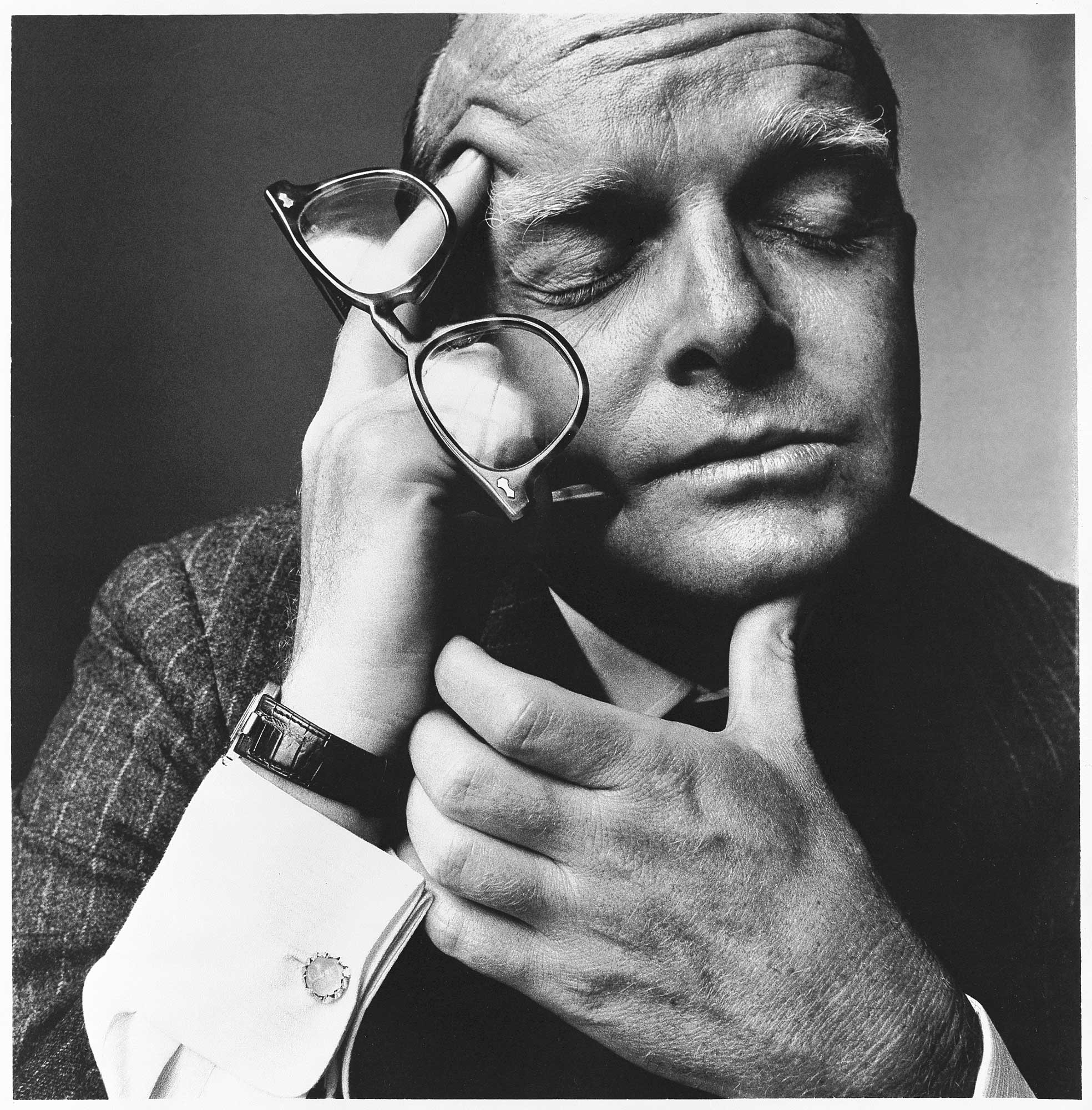 Tristeza elaborada en esta imagen de Truman Capote