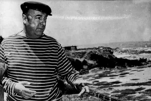 Neruda con el mar de fondo