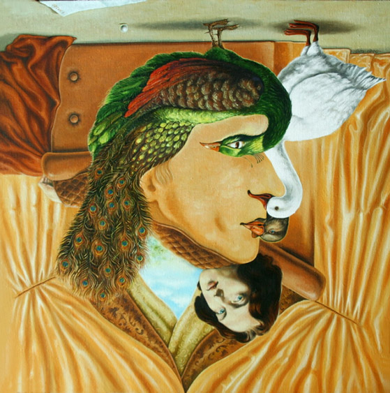 Oscar Wilde camuflado en el autorretrato de Igor Lysenko