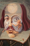 Ilusión óptica de Shakespeare creada por Oleg Shuplyak