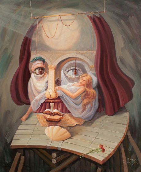 Ilusión óptica de Shakespeare creada por Oleg Shuplyak