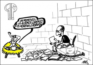 Viñeta de Forges sobre Cervantes