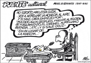 Viñeta de Forges y Cervantes