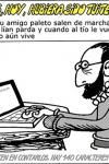 Genial viñeta de Forges sobre un Cervantes tuitero