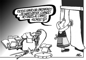 Viñeta de Forges con Don Quijote