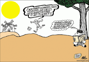 Forges, Don Quijote y el fútbol