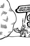 Viñeta de Forges, Don Quijote y la Iglesia