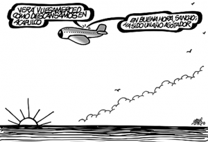 Viñeta de Forges sobre las vacaciones de Don Quijote