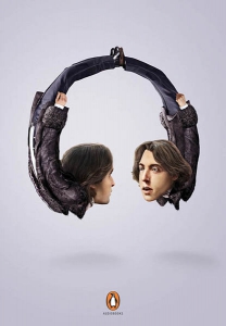 Oscar Wilde representando unos cascos en este original anuncio para audiolibros