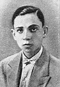 Miguel Hernádez cuando era un adolescente