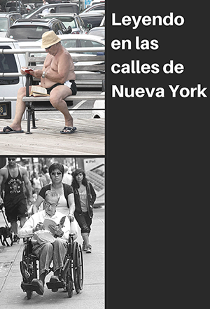 Leyendo en las calles de Nueva York