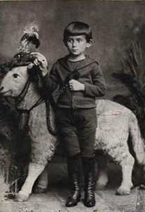 Franz Kafka con 5 años