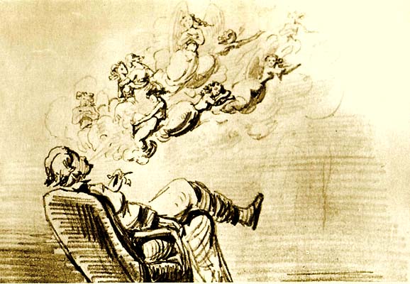 Gustavo Adolfo Bécquer autorretrato El poeta y las musas