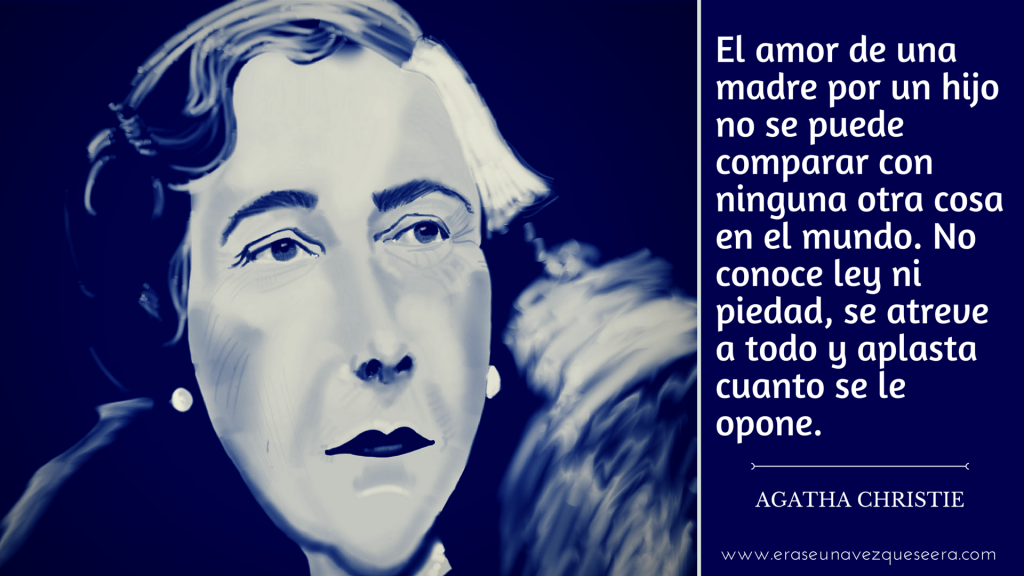 Cita de Agatha Christie sobre la maternidad