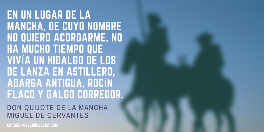 primeras frases de novela - don quijote de la mancha