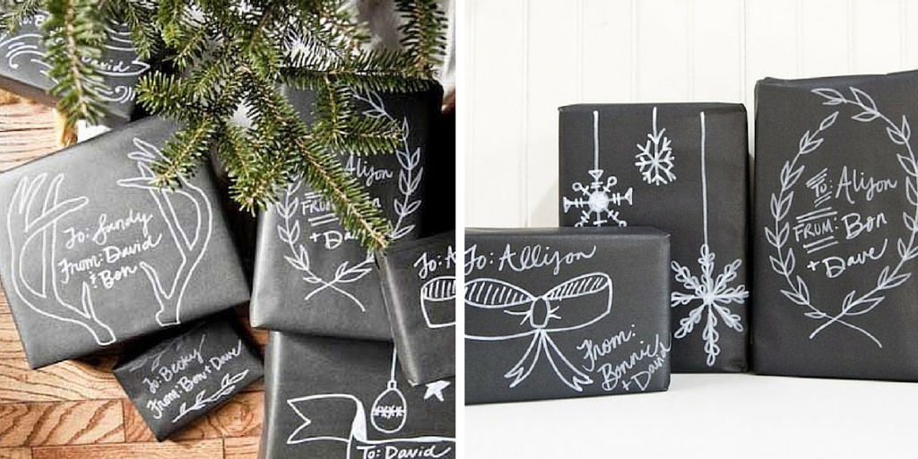 Libros de navidad con empaquetado en negro