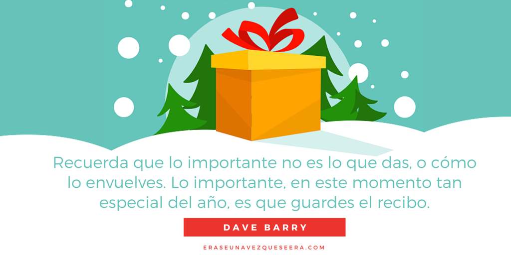 Divertida cita navideña de Dave Barry 