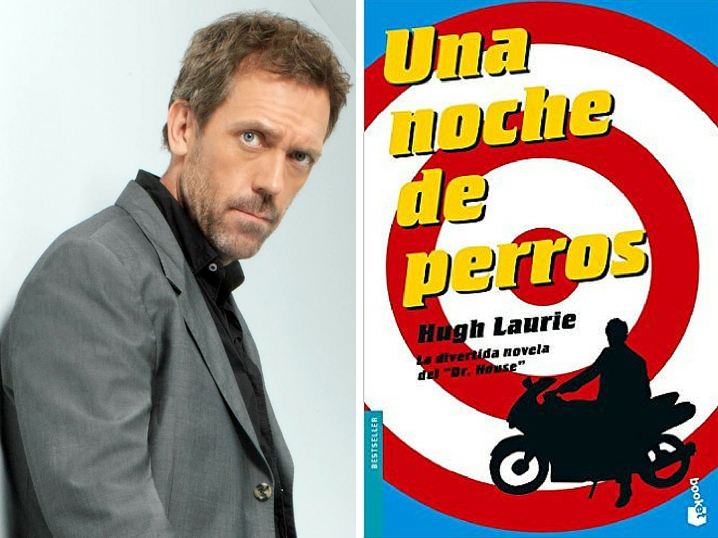 El actor Hugh Laurie y su novela, Una noche de perros