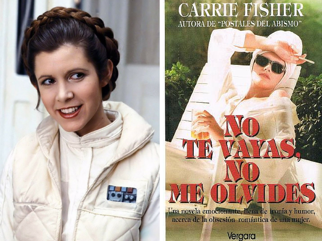 La novela escrita por la actriz Carrie Fisher