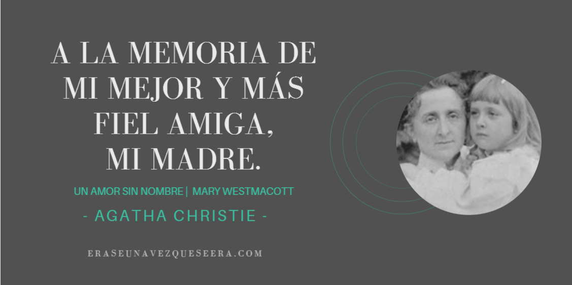 Dedicatoria de Un amor sin nombre, de Agatha Christie