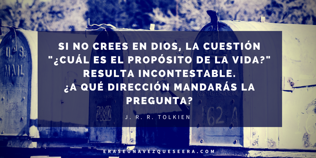 cita JRR Tolkien Dios Cita del escritor JRR Tolkien sobre Dios