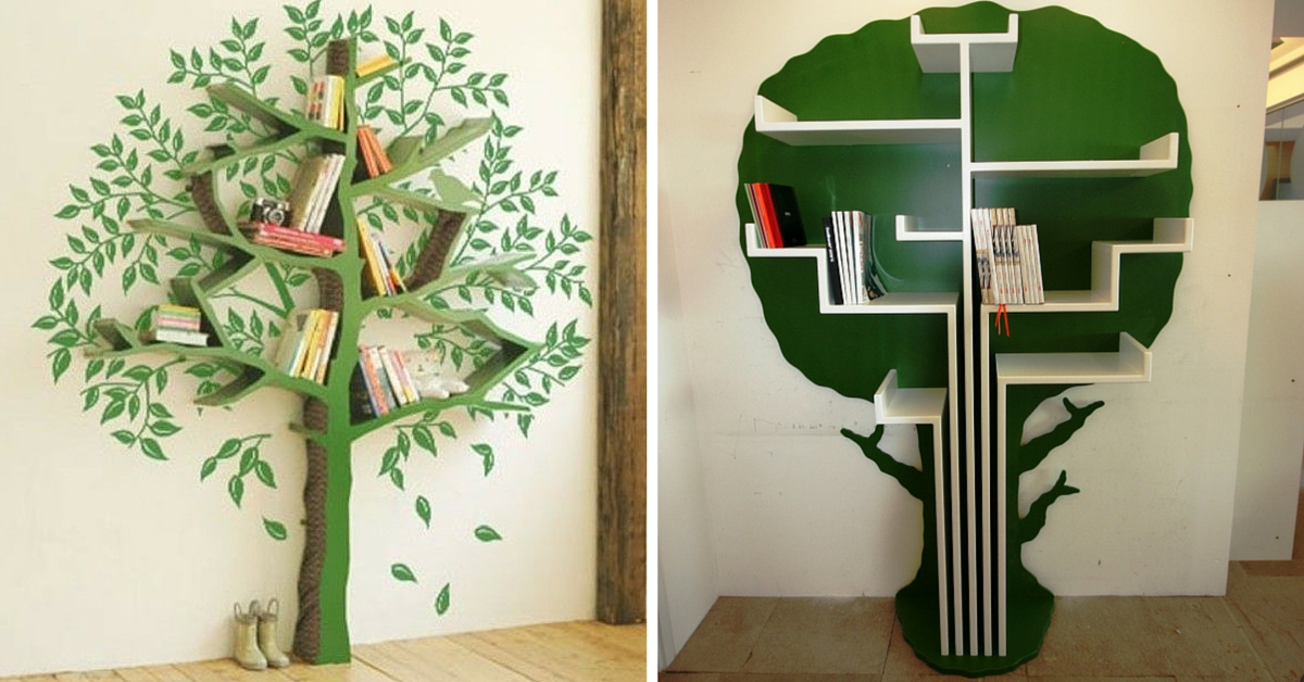 Librerías con forma de árbol