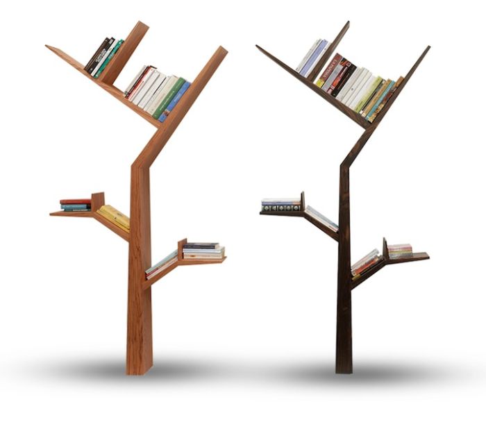 Librerías con forma de árbol