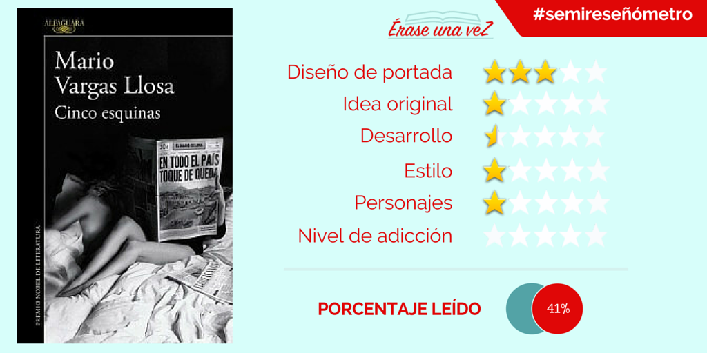 Reseña de Cinco esquinas, de Mario Vargas Llosa