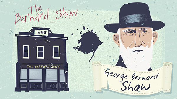 Bar de Dublín en honor de George Bernard Shaw