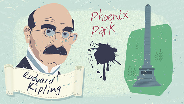 Rudyard Kipling y el Phoenix Park de Dublín