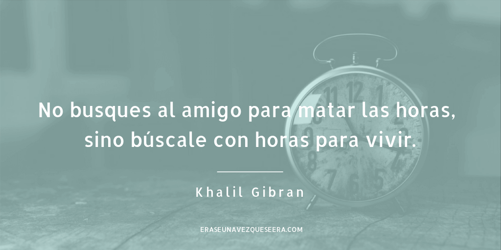 Cita del escritor Khalil Gibran sobre la amistad