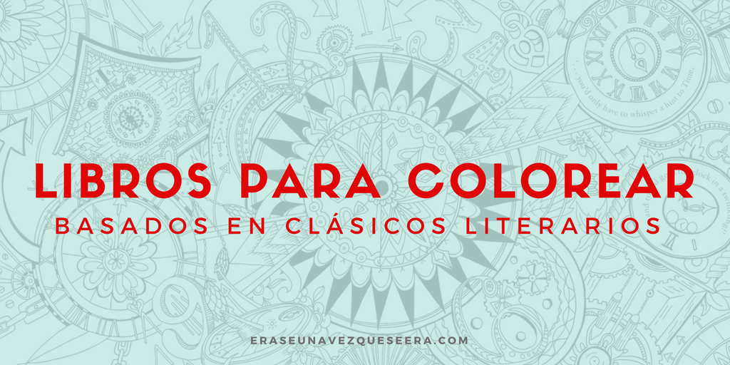 Libros para colorear para cultos basados en clásicos literarios