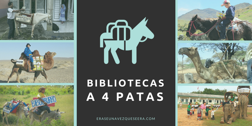 Bibliotecas ambulantes a cuatro patas