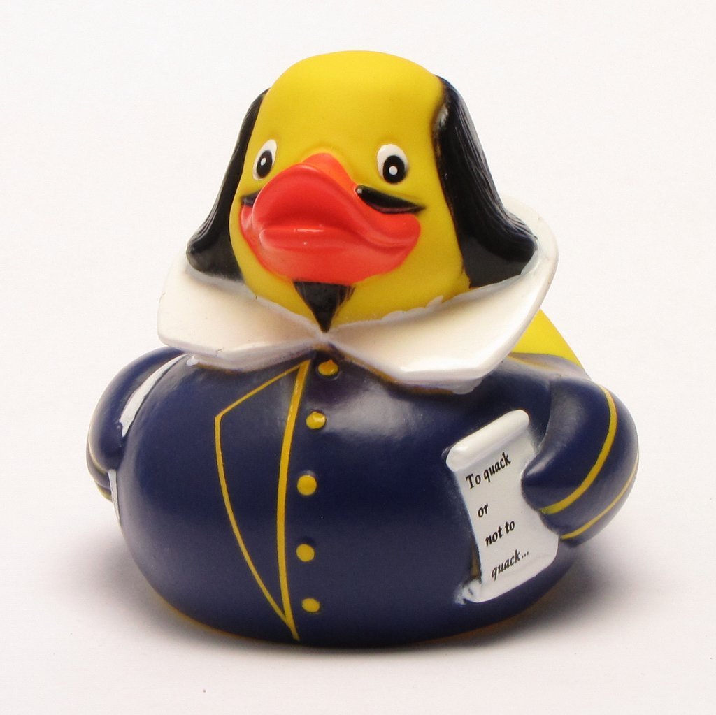 Patito de goma Shakespeare