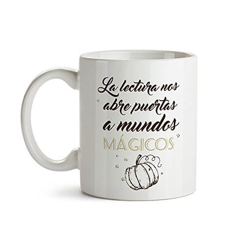 Taza para lectores: la lectura y los mundos mágicos