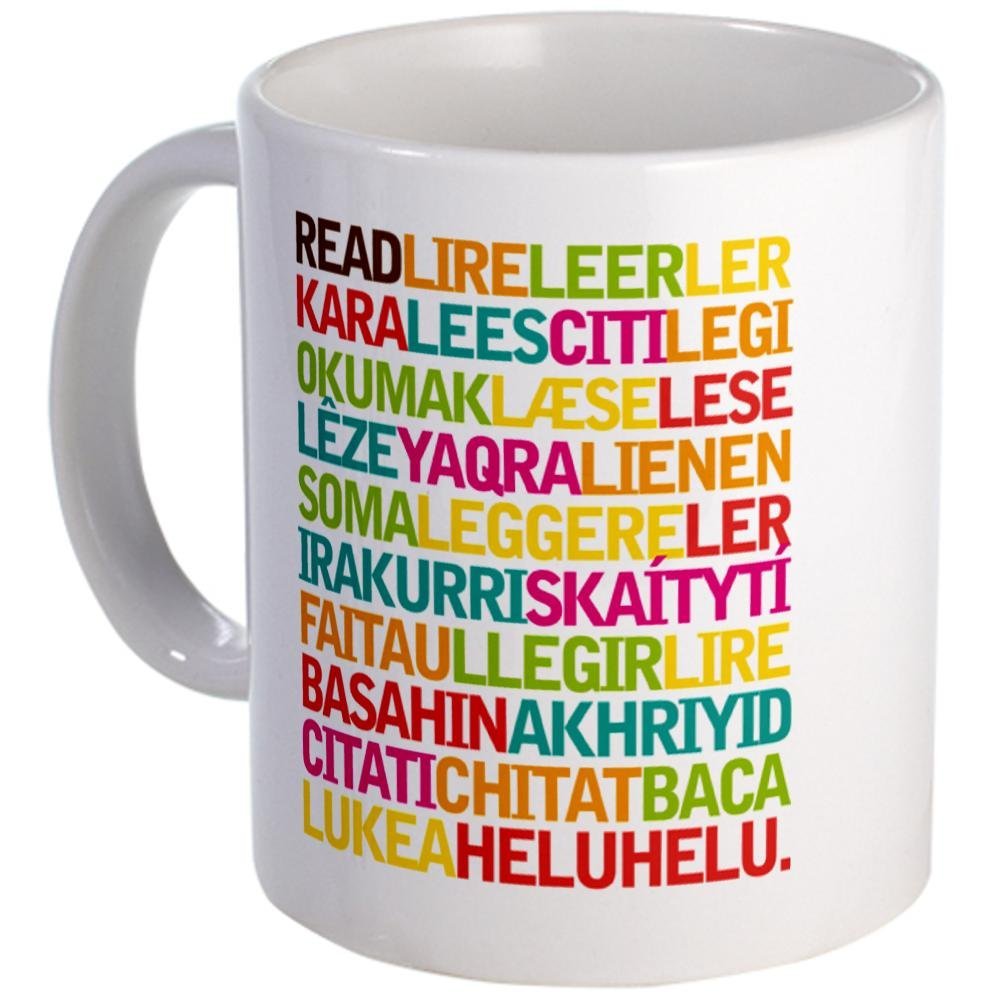 Taza para leer en todos los idiomas